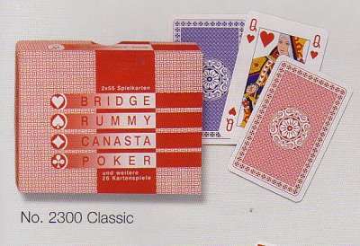 Classic franciakártya 2 * 55 lapos
