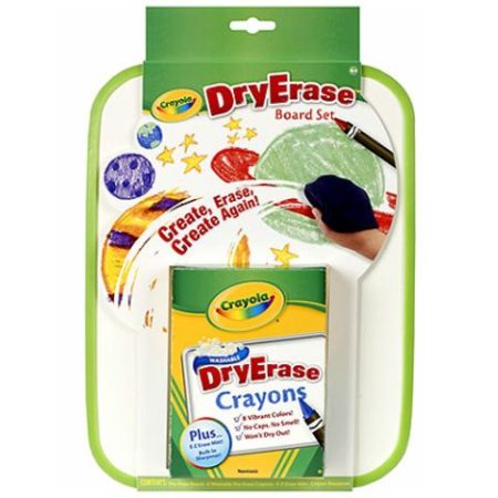 CRAYOLA SZÁRAZON TÖRÖLHETŐ TÁBLA ZSÍRKRÉTÁVAL